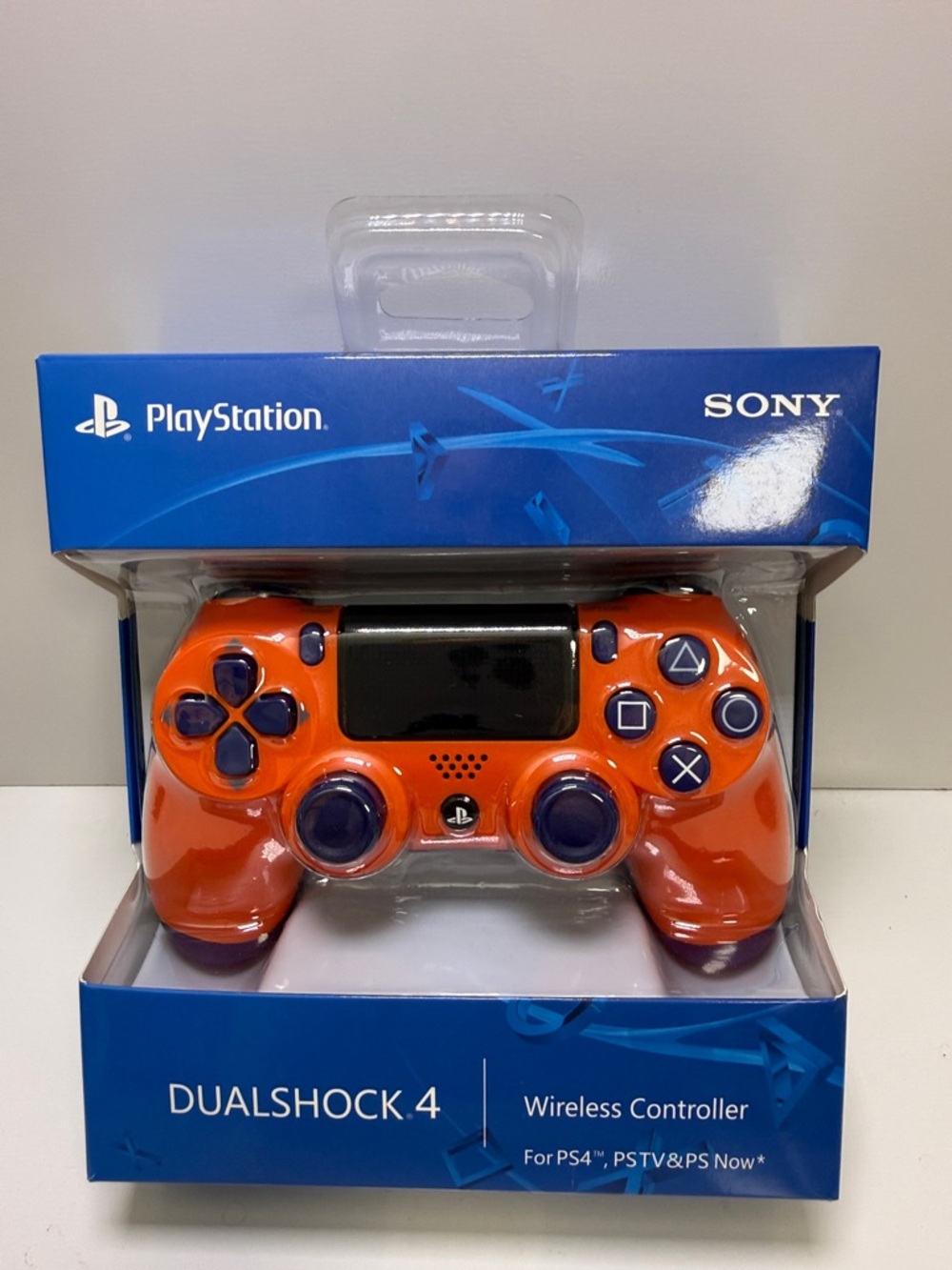 Sony DualShock 4 Wireless Controller - Orange with Purple Buttons
